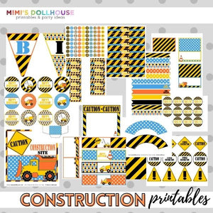 Construction Party Printable Collection