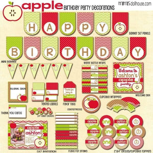 Apple Party Printable Collection