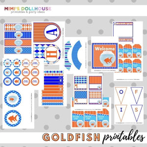 Goldfish Party Printable Collection