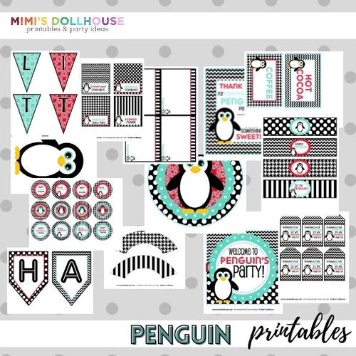 Penguin Party Printable Collection