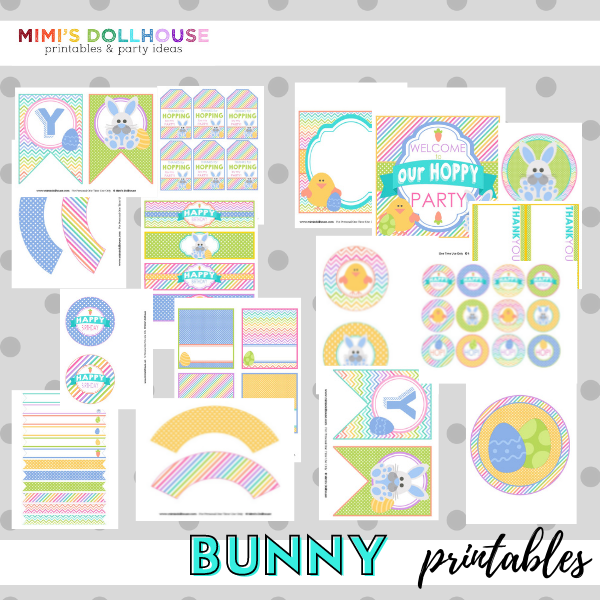 Bunny Party Printable Collection