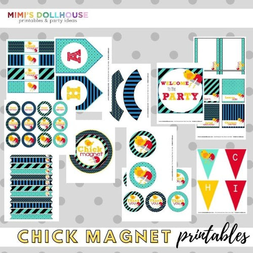 Chick Magnet Party Printable Collection