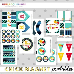 Chick Magnet Party Printable Collection