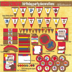 Wild West Party Printable Collection