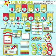 Airplane Party Printable Collection