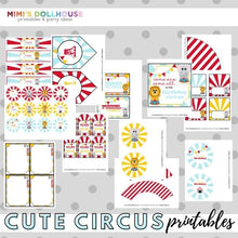 Load image into Gallery viewer, Circus Party Printable Collection