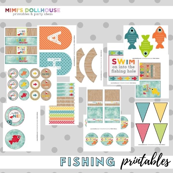 Fishing Party Printable Collection