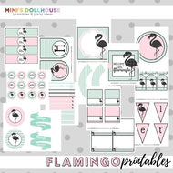 Flamingo Party Printable Collection