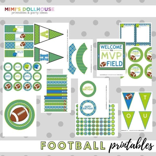 Football Party Printable Collection