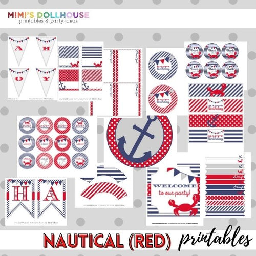 Nautical Party Printable Collection