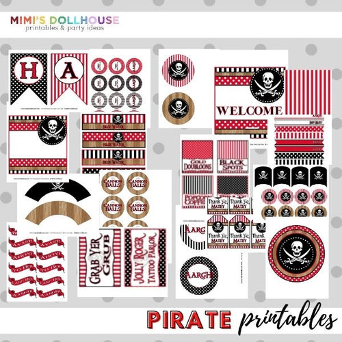 Pirate Party Printable Collection