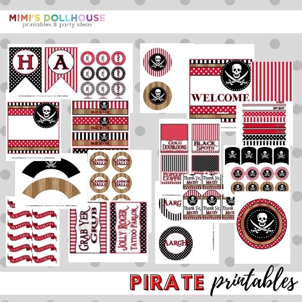 Pirate Party Printable Collection