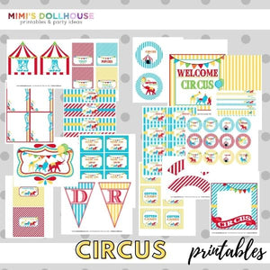 Circus Party Printable Collection