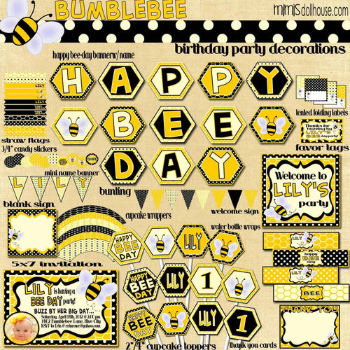 Bee Party Printable Collection