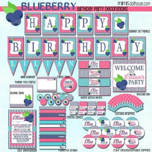 Strawberry Shortcake Party Printable Collection
