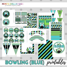 Load image into Gallery viewer, Bowling Party Printable Collection