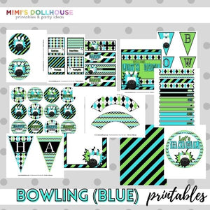 Bowling Party Printable Collection