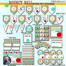 Load image into Gallery viewer, Bouncy Ball Party Printable Collection