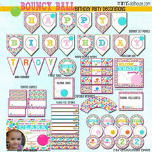Load image into Gallery viewer, Bouncy Ball Party Printable Collection