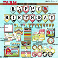 Farm Party Printable Collection