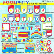 Load image into Gallery viewer, Pool Party Printable Collection
