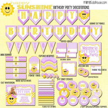 Load image into Gallery viewer, Happy Sunshine Party Printable Collection