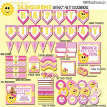 Load image into Gallery viewer, Happy Sunshine Party Printable Collection