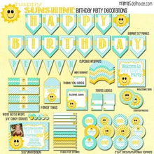Load image into Gallery viewer, Happy Sunshine Party Printable Collection