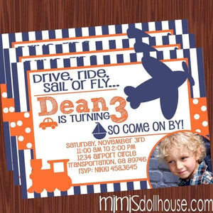 Transportation Party Printable Collection