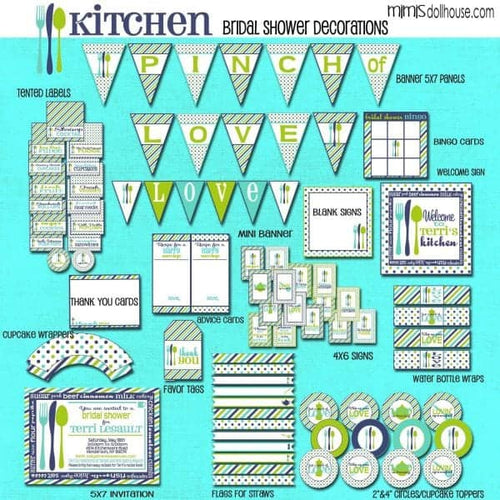 Kitchen Bridal Shower Printable Collection