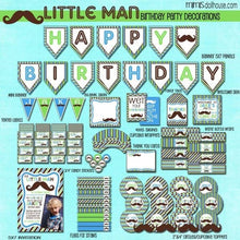 Load image into Gallery viewer, Mustache Bash Party Printable Collection