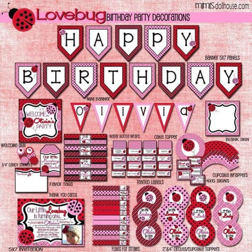 Ladybug Party Printable Collection