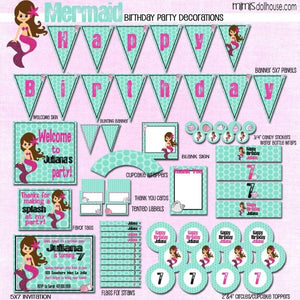 Mermaid Party Printable Collection