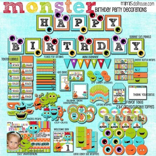 Monster Party Printable Collection