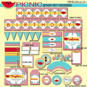 Picnic Party Printable Collection