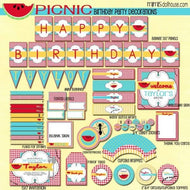 Picnic Party Printable Collection