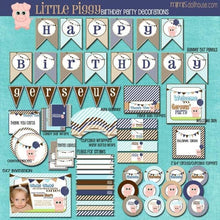 Load image into Gallery viewer, Pig Party Printable Collection