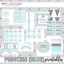 Load image into Gallery viewer, Princess Party Printable Collection