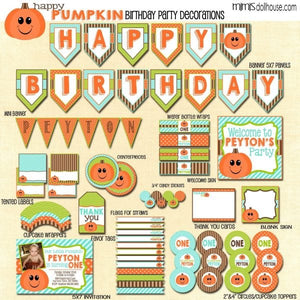 Pumpkin Party Printable Collection