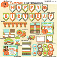 Pumpkin Party Printable Collection