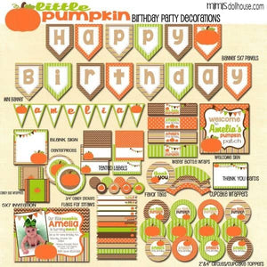 Pumpkin Party Printable Collection