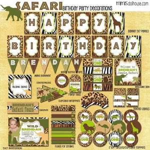 Safari Party Printable Collection