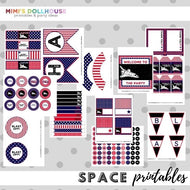 Rocket Party Printable Collection