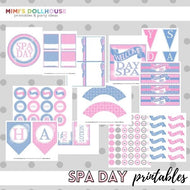 Spa Party Printable Collection