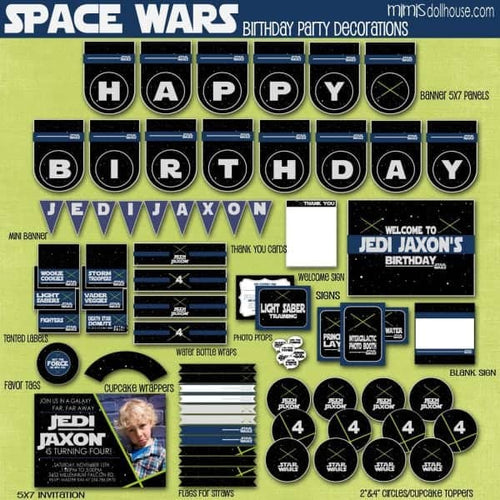 Space Wars Party Printable Collection