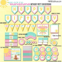 Load image into Gallery viewer, Sunshine Party Printable Collection