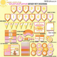 Load image into Gallery viewer, Sunshine Party Printable Collection