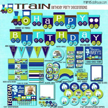 Load image into Gallery viewer, Train Party Printable Collection