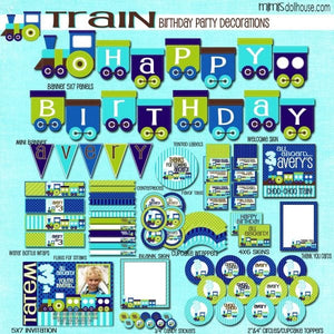 Train Party Printable Collection