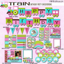 Load image into Gallery viewer, Train Party Printable Collection